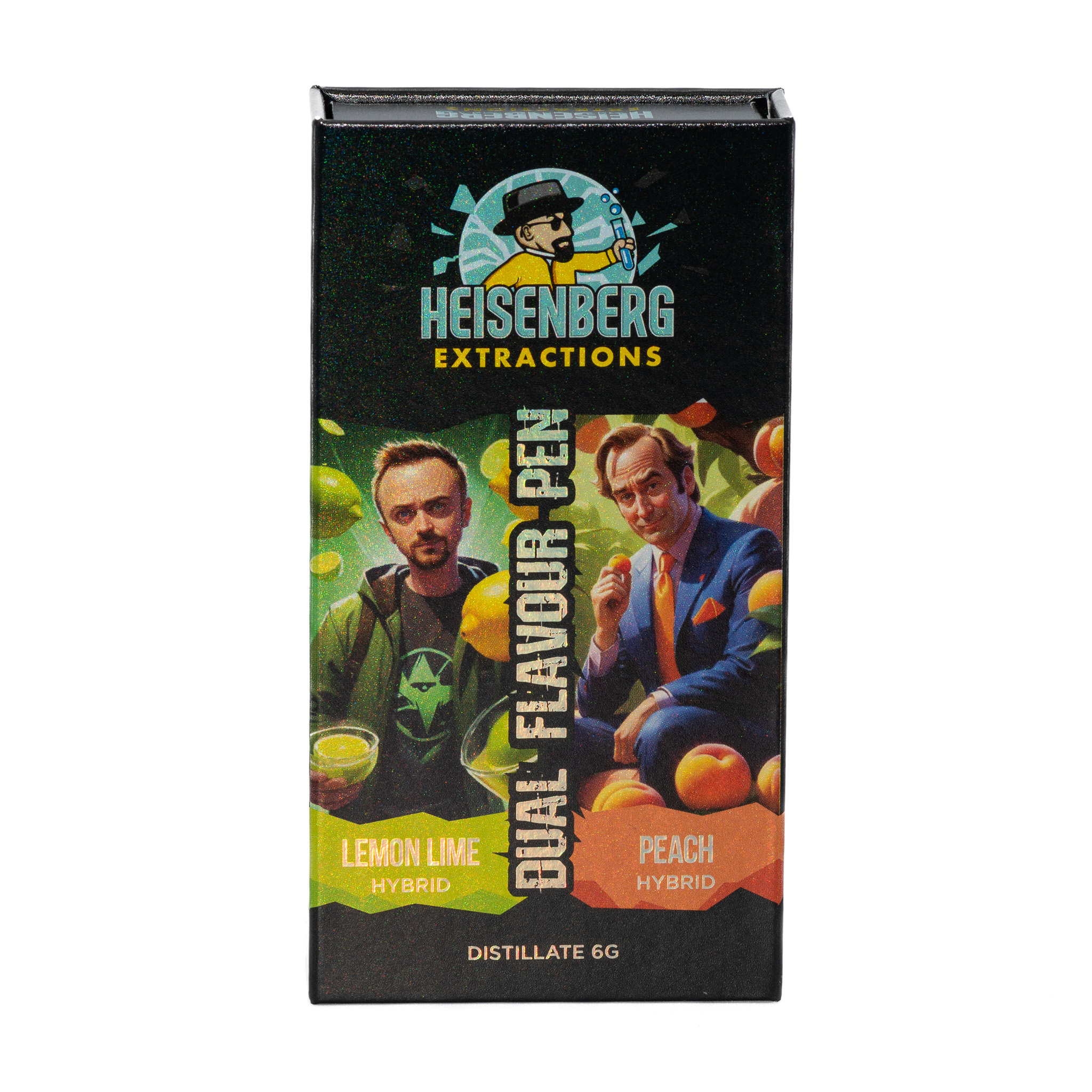 heisenberg disposable vape Heisenberg Extracts Dual Flavour Distillate THC Vape - 6g - Lemon Lime /  Peach