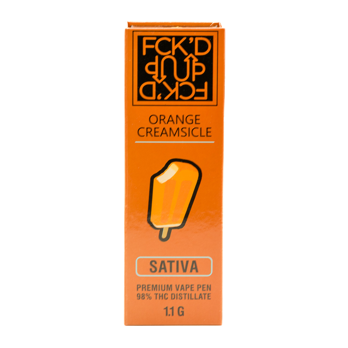 Fck'd Up Vape - Orange Creamsicle - 1.1g - Sativa - Maritime Smoke Fck'd Up Vape - Orange Creamsicle - 1.1g - Sativa - Maritime Smoke